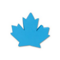 Bright Blue Maple Leaf Stock Shape Pencil Top Eraser